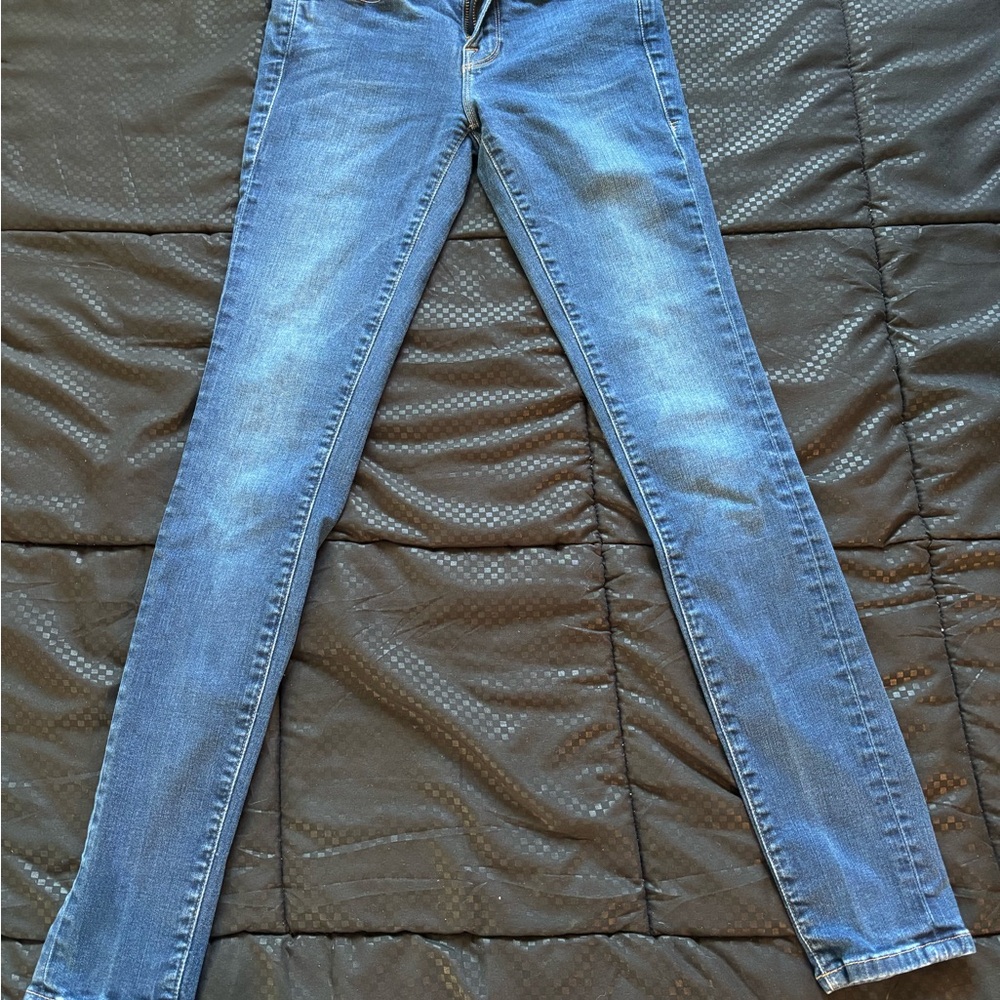 Frame Denim Women's Sky Blue Skinny Jeans